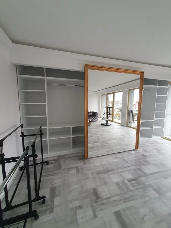 custom walk-in wardrobe — Fine Cut Furniture, Timișoara, Romania